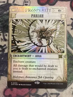MTG Foil Pariah Outlaws of Thunder Junction: Breaking News OTJ 0005 Foil Rare - Image 1