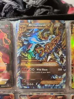 Mega M Charizard EX 108/106 Secret Rare XY Flashfire Holo Pokemon Card NM - Image 1