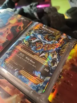 Mega M Charizard EX 108/106 Secret Rare XY Flashfire Holo Pokemon Card NM - Image 2