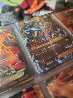 Mega M Charizard EX 108/106 Secret Rare XY Flashfire Holo Pokemon Card NM - Image 3