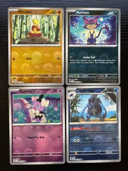 Pokemon TCG SV: Black Bolt & White Flare Poke Ball Holos Lot Of 4 Near Mint - Image 1