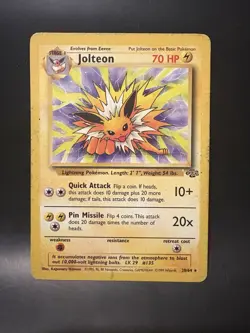 Jolteon 20/64 - Jungle - Rare - Pokemon Card Non Holo - Image 1