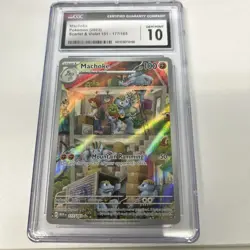 Pokemon TCG: Machoke 177/165 Scarlet & Violet 151 CGC 10 GEM MINT - Image 1