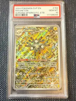 Magneton 159 pokemon center PSA 10 2024 Surging Sparks pc etb Shinji Kanda - Image 1