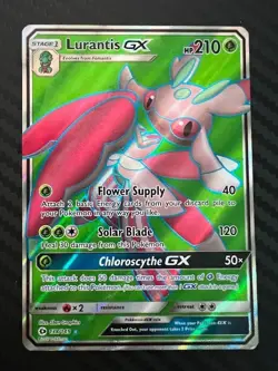 Pokemon TCG Lurantis GX (Full Art) Ultra Rare SM Base Set 138/149 MP - Image 1