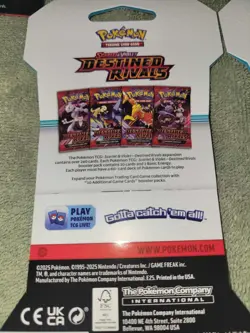 Pokemon Destined Rivals Sleeved Booster Pack LOT of 10 Sealed Packs S&V 167154_2 - Image 2