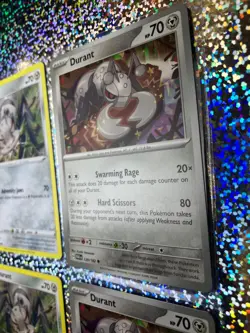 Pokemon TCG Regular Durant: Flashfire Rare 61/106; Fusion Strike 184/264 - Image 3
