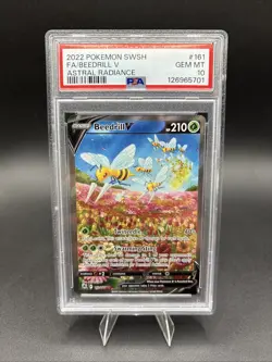 Pokemon Beedrill V Astral Radiance Full Alt Art #161 PSA 10 Gem Mint - Image 1