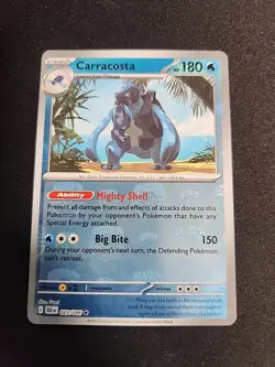 Pokemon TCG - 023/086 Carracosta Masterball Reverse Holo- English - Black Bolt - Image 2