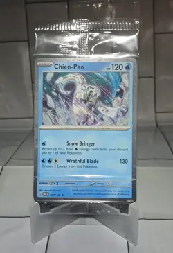 Pokemon TCG Chien-Pao 057/182 Sealed Promo Paradox Rift 2023 Near Mint - Image 1