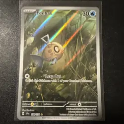 Pokemon TCG Feebas 198/191 IR Illustration Rare Holo Surging Sparks SV8 2024 - Image 1