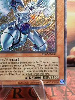Yu-Gi-Oh! TCG Blue-Eyes Shining Dragon (2020) RP02-EN096 Secret Rare Foil Bleed - Image 5