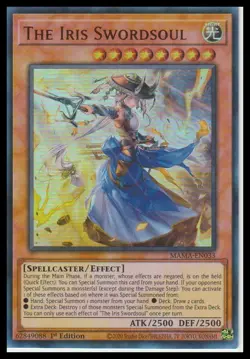 Magnificent Mavens #MAMA-EN033 The Iris Swordsoul Yugioh - Image 1