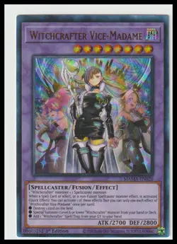 Magnificent Mavens #MAMA-EN020 Witchcrafter Vice-Madame Yugioh 2 - Image 1