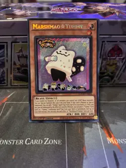 YU-GI-OH Marshmao Yummy DOOD-EN024 1st Edition Secret Rare NM - Image 1