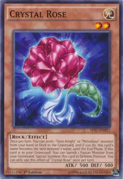 YuGiOh Crystal Rose - SP17-EN021 - 1st Edition Common M/NM X1 - Image 1