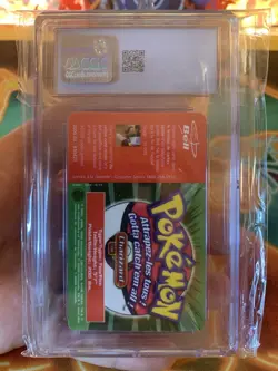 2000 Pokemon Bell Phone Card Charizard #06 - CGC 7.5 Near Mint+ - Image 3