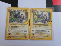 2x Light Toxtricity SWSH137 SWSH: Sword & Shield Promo Cards Holo Lot - Image 1