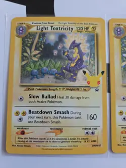 2x Light Toxtricity SWSH137 SWSH: Sword & Shield Promo Cards Holo Lot - Image 3