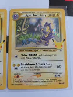 2x Light Toxtricity SWSH137 SWSH: Sword & Shield Promo Cards Holo Lot - Image 4