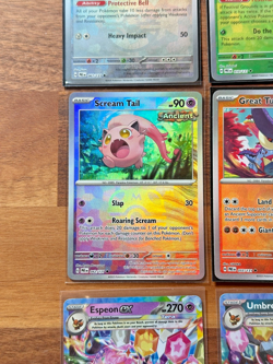 9X Pokemon Card Lot - Prismatic Evolutions - Poke Balls + 2X Master Ball - Image 2