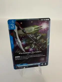 Gundam Card Game Dual Impact Forbidden Gundam GD02-006 Rare Foil NM - Image 1