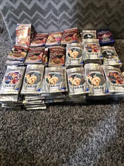 LOT 2500 DISNEY LORCANA REIGN of JAFAR FABLED CARDS +75 FOIL FRESH OUT OF PACKS - Image 2