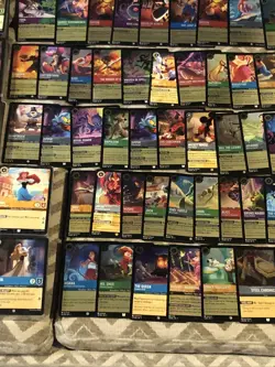 LOT 2500 DISNEY LORCANA REIGN of JAFAR FABLED CARDS +75 FOIL FRESH OUT OF PACKS - Image 5