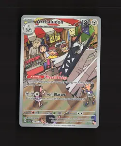 Archaludon 155/142 Stellar Crown Full Art Ultra Rare Holo Pokemon Card NM - Image 1