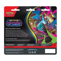 Pokemon Phantasmal Flames 3 Pack Blister SEALED Promo Card Booster Presale - Image 2