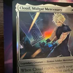 ~ Cloud, Midgar Mercenary 010 ~ NM ~ FINAL FANTASY ~ MTG ~ FOIL - Image 5