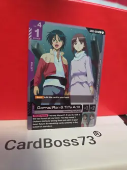 Garrod Ran & Tiffa Adill Gundam Card Game . Dual Impact Rare • GD02-094 - Image 4