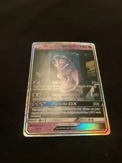 Mewtwo GX (Secret Shining) 78/73 Shining Legends Holo Pokemon TCG Card NM - Image 5