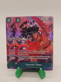 (2X)One Piece Card Game Kouzuki Oden OP02-030 Alternate Art English Super Rare - Image 1
