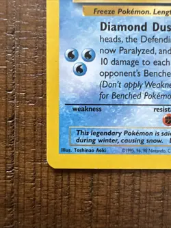 Articuno Black Star Promo 22 Pokemon Card - Image 4