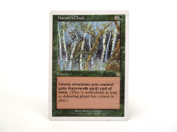 Nature's Cloak MTG Magic the Gathering Starter 1999 MP Regular Rare Card - Image 1