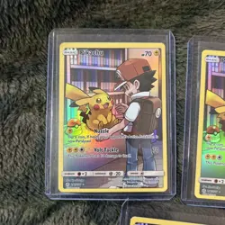 Pikachu 241/236 Cosmic Eclipse Full Art Secret Rare Holo Pokemon Card lot mint - Image 2