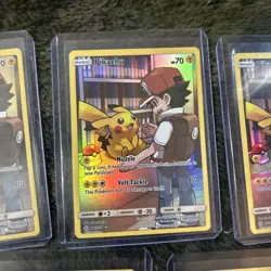 Pikachu 241/236 Cosmic Eclipse Full Art Secret Rare Holo Pokemon Card lot mint - Image 3