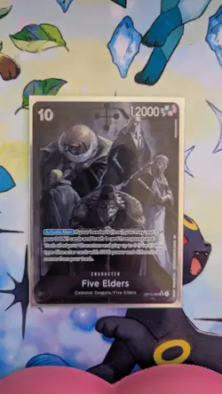 OPTCG One Piece Card Game Five Elders Alt Art OP13-082 - Image 1