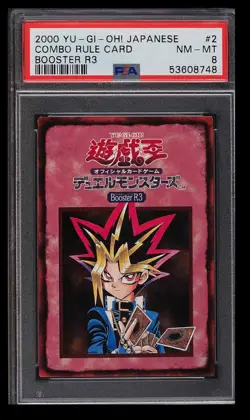 2000 Yu-Gi-Oh! Booster R3 Combo Rule Card PSA 8 Japanese #2 - Image 1