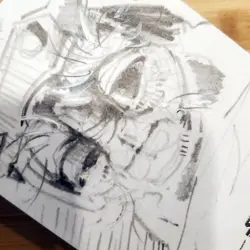 1x Anzellan Sketch Card, Silver Foil, Rachel Jane, 2024 Topps High Tek Star Wars - Image 4