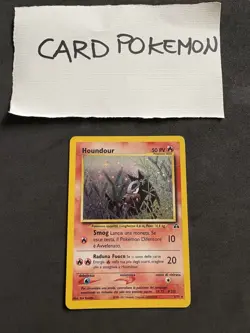 Pokemon Card Houndour 5/75- Neo Discovery -Ita-Holo-swirl-Exc! - Image 1