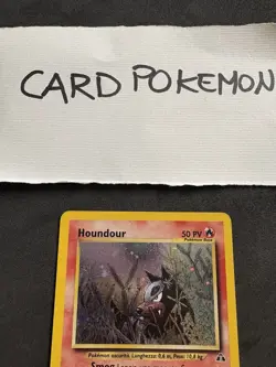 Pokemon Card Houndour 5/75- Neo Discovery -Ita-Holo-swirl-Exc! - Image 2