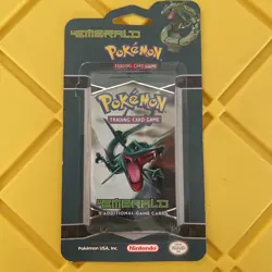 Pokemon Ex Emerald Rayquaza Blister Pack EMPTY NO CARDS - Image 1