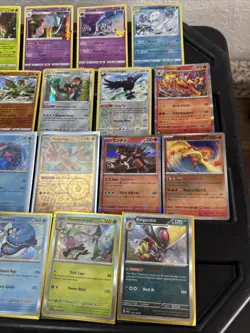 30 Pokemon Cards Lot WOTC VTG ALL RARE HOLO Meowstic Moltres Flygon Victini - Image 5