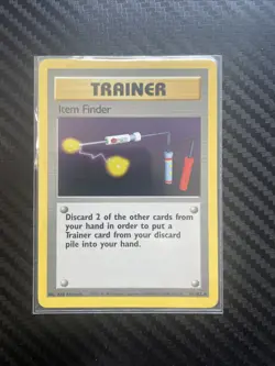 Item Finder Base Set Regular Card Pokemon Tcg Nm / Lp - Image 1
