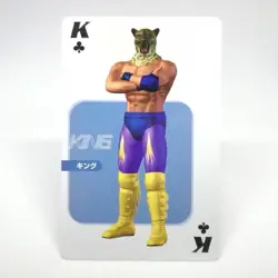 K KING spade Tekken 3 Playing Cards Orico Card Not for Sale Namco Japan Arcade - Image 1