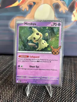 Mimikyu 37/191 Pokemon Trick or Trade 2024 Holo NM Pokemon TCG Card - Image 1