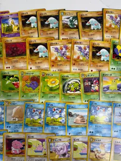 Japanese Pokemon 48 Card Lot Old Back Vintage Cards Neo Genesis - Image 3
