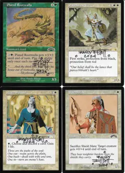 COMPLETE SET of MTG M:tG of Randy Elliott-SIGNED EXODUS ARTIST PROOF S! - Image 1